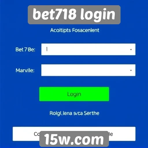 Acessando bet718 login em dispositivos móveis