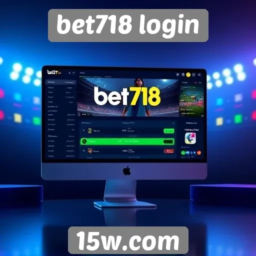 Análise da interface do site bet718 login