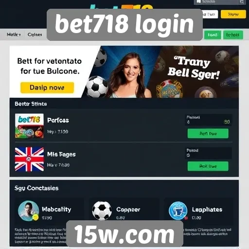 Promoções disponíveis no bet718 login